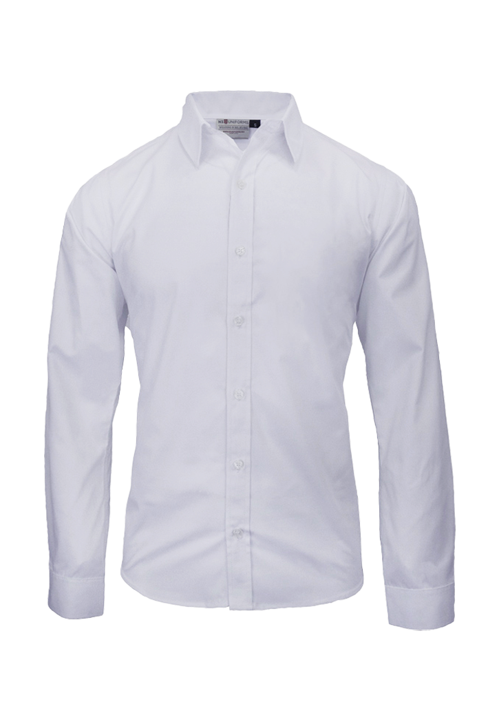 Garin College Shirt LS White